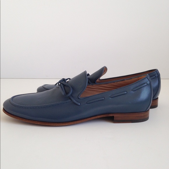 Tod’s Men’s Leather Tie Loafers Sz 5.5(Tod)/6.5US - Picture 10 of 15